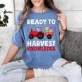 Back To School Teacher Farming Tractor Farmer Kids 100th Day Women's Comfort Colors T-Shirt Blue Jean Back To School Teacher Farming Tractor Farmer Kids 100th Day Women's Comfort Colors T-Shirt Blue Jean