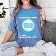 Biology Facts Science Teacher Student Biologist Women's Comfort Colors T-Shirt Blue Jean