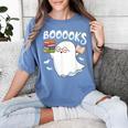 Books Halloween Librarian Teacher Reader Reading Book Lover Women's Comfort Colors T-Shirt Blue Jean Books Halloween Librarian Teacher Reader Reading Book Lover Women's Comfort Colors T-Shirt Blue Jean