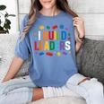 I Build Leaders Bricks Building Blocks Teacher Brick Builder Women's Comfort Colors T-Shirt Blue Jean I Build Leaders Bricks Building Blocks Teacher Brick Builder Women's Comfort Colors T-Shirt Blue Jean