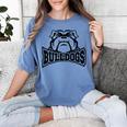 Bulldogs Teacher Student School Sports Fan Team Spirit Women's Comfort Colors T-Shirt Blue Jean
