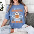 You Can't Scare Me I Teach 5th Grade Retro Teacher Halloween Women's Comfort Colors T-Shirt Blue Jean You Can't Scare Me I Teach 5th Grade Retro Teacher Halloween Women's Comfort Colors T-Shirt Blue Jean