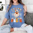 You Cant Scare Me I Teach Pre-K Teacher Halloween Women's Comfort Colors T-Shirt Blue Jean