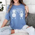 Chemistry Science Teacher I Think You'Re Overreacting Men Women Girls Kids Women's Comfort Colors T-Shirt Blue Jean Chemistry Science Teacher I Think You'Re Overreacting Men Women Girls Kids Women's Comfort Colors T-Shirt Blue Jean
