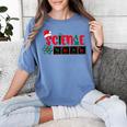 Christmas Science Teacher Santa Educator Chemical Elements Women's Comfort Colors T-Shirt Blue Jean Christmas Science Teacher Santa Educator Chemical Elements Women's Comfort Colors T-Shirt Blue Jean
