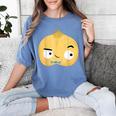 The Cool Bean Good Egg Teacher Halloween Costume Food Group Women's Comfort Colors T-Shirt Blue Jean The Cool Bean Good Egg Teacher Halloween Costume Food Group Women's Comfort Colors T-Shirt Blue Jean