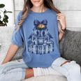 Coquette Bow Book Tree Merry Christmas Xmas Teacher Holiday Women's Comfort Colors T-Shirt Blue Jean Coquette Bow Book Tree Merry Christmas Xmas Teacher Holiday Women's Comfort Colors T-Shirt Blue Jean