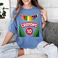 Crayon Box Fun Teacher Student Crayon Squad Halloween 2022 Women's Comfort Colors T-Shirt Blue Jean Crayon Box Fun Teacher Student Crayon Squad Halloween 2022 Women's Comfort Colors T-Shirt Blue Jean