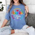 Cultivando Bilingues Dual Language Bilingual Team Teacher Women's Comfort Colors T-Shirt Blue Jean Cultivando Bilingues Dual Language Bilingual Team Teacher Women's Comfort Colors T-Shirt Blue Jean