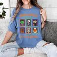 Cute Halloween Teacher Women's Comfort Colors T-Shirt Blue Jean Cute Halloween Teacher Women's Comfort Colors T-Shirt Blue Jean