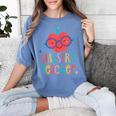 Cute Maestra Teacher Women's Comfort Colors T-Shirt Blue Jean Cute Maestra Teacher Women's Comfort Colors T-Shirt Blue Jean