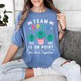 Cute SPED Teacher Special Education Cactus SPED Teacher Women's Comfort Colors T-Shirt Blue Jean