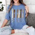 Deaf Be Kind Sign Language Hand Talking Teachers Interpreter Women's Comfort Colors T-Shirt Blue Jean
