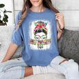 Early Head Start Life Messy Bun Back To School Teacher Women Women's Comfort Colors T-Shirt Blue Jean Early Head Start Life Messy Bun Back To School Teacher Women Women's Comfort Colors T-Shirt Blue Jean