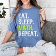 Eat Sleep Math Repeat Teacher Lover Women's Comfort Colors T-Shirt Blue Jean Eat Sleep Math Repeat Teacher Lover Women's Comfort Colors T-Shirt Blue Jean