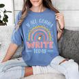 ELA English Teacher Women's Comfort Colors T-Shirt Blue Jean