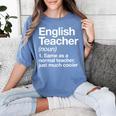 English Teacher Definition Back To School First Day Women's Comfort Colors T-Shirt Blue Jean English Teacher Definition Back To School First Day Women's Comfort Colors T-Shirt Blue Jean