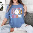 ESL Teacher Boo Crew Halloween Costume Women's Comfort Colors T-Shirt Blue Jean