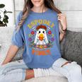 Espooky Vibes Spanish Mexican Halloween Ghost Teachers Women's Comfort Colors T-Shirt Blue Jean Espooky Vibes Spanish Mexican Halloween Ghost Teachers Women's Comfort Colors T-Shirt Blue Jean