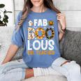 Faboolous ESL ESOL Teacher Spooky Teacher Halloween Costume For Men Women Women's Comfort Colors T-Shirt Blue Jean