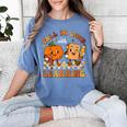Fall In Love With Reading Book Autumn Pumpkins And Teachers Women's Comfort Colors T-Shirt Blue Jean Fall In Love With Reading Book Autumn Pumpkins And Teachers Women's Comfort Colors T-Shirt Blue Jean