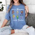My Favorite Monsters Call Me Teacher Thank Mummy Vampire Bat Women's Comfort Colors T-Shirt Blue Jean My Favorite Monsters Call Me Teacher Thank Mummy Vampire Bat Women's Comfort Colors T-Shirt Blue Jean