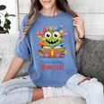 Feed The Reading Monster Halloween Teacher Women's Comfort Colors T-Shirt Blue Jean Feed The Reading Monster Halloween Teacher Women's Comfort Colors T-Shirt Blue Jean