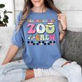 Field Zoo Trip Shirt For Teacher Second Grade Crew Women's Comfort Colors T-Shirt Blue Jean