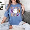 First Grade Boo Crew Teacher Student Halloween Costume Women's Comfort Colors T-Shirt Blue Jean First Grade Boo Crew Teacher Student Halloween Costume Women's Comfort Colors T-Shirt Blue Jean