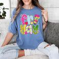 Fri-Yay Happy Friday Weekend Teacher Back To School Women's Comfort Colors T-Shirt Blue Jean