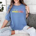 The Future Is Accessible Special Education Teacher Women's Comfort Colors T-Shirt Blue Jean