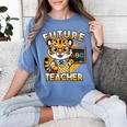 Future Teacher Graphic For Boys Inspiring Young Minds Women's Comfort Colors T-Shirt Blue Jean
