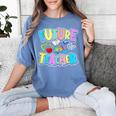 Future Teacher Kid's Career Women's Comfort Colors T-Shirt Blue Jean Future Teacher Kid's Career Women's Comfort Colors T-Shirt Blue Jean