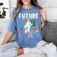 Future Teacher School Teacher Female Women's Comfort Colors T-Shirt Blue Jean Future Teacher School Teacher Female Women's Comfort Colors T-Shirt Blue Jean