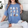 Ghost Music Teacher Halloween Musician Costume Women's Comfort Colors T-Shirt Blue Jean Ghost Music Teacher Halloween Musician Costume Women's Comfort Colors T-Shirt Blue Jean
