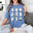 Ghost Science Teacher Chemistry Laboratory Halloween Costume Women's Comfort Colors T-Shirt Blue Jean Ghost Science Teacher Chemistry Laboratory Halloween Costume Women's Comfort Colors T-Shirt Blue Jean
