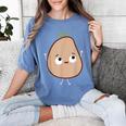 Good Egg Teacher Halloween Costume The Couch Potato Women's Comfort Colors T-Shirt Blue Jean