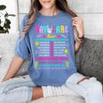 Groovy Day Care Some Days I Rock It Day Care Teacher Life Women's Comfort Colors T-Shirt Blue Jean Groovy Day Care Some Days I Rock It Day Care Teacher Life Women's Comfort Colors T-Shirt Blue Jean