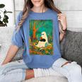 Groovy Ghost Reading Book Cat Halloween Ghost Teacher Women's Comfort Colors T-Shirt Blue Jean Groovy Ghost Reading Book Cat Halloween Ghost Teacher Women's Comfort Colors T-Shirt Blue Jean