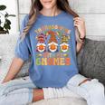Groovy Thanksgiving With My Gnomie Women Teacher Fall Gnome Women's Comfort Colors T-Shirt Blue Jean Groovy Thanksgiving With My Gnomie Women Teacher Fall Gnome Women's Comfort Colors T-Shirt Blue Jean