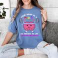 Growth Mindset Teacher Shirt Inspirational Shirts Women's Comfort Colors T-Shirt Blue Jean