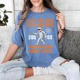 Halloween Lets Eat Kids Punctuation Teacher Women's Comfort Colors T-Shirt Blue Jean