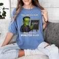 Halloween Monster Math Pun Teacher Humor Women's Comfort Colors T-Shirt Blue Jean Halloween Monster Math Pun Teacher Humor Women's Comfort Colors T-Shirt Blue Jean