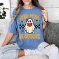 Halloween Read More Books Retro Costume Teacher Women Girls Women's Comfort Colors T-Shirt Blue Jean Halloween Read More Books Retro Costume Teacher Women Girls Women's Comfort Colors T-Shirt Blue Jean