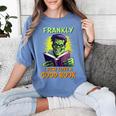 Halloween Teacher Librarian Frankenstein Reading Books Women's Comfort Colors T-Shirt Blue Jean Halloween Teacher Librarian Frankenstein Reading Books Women's Comfort Colors T-Shirt Blue Jean