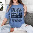 Halloween History Teacher Prisoner Costume Women's Comfort Colors T-Shirt Blue Jean Halloween History Teacher Prisoner Costume Women's Comfort Colors T-Shirt Blue Jean