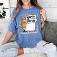 Happy Fri-Yay Teacher Fry Yay Friday Weekend Women's Comfort Colors T-Shirt Blue Jean Happy Fri-Yay Teacher Fry Yay Friday Weekend Women's Comfort Colors T-Shirt Blue Jean