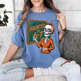 Haunted By 6-7 Six Seven 67 Math Teacher Halloween Skeleton Women's Comfort Colors T-Shirt Blue Jean Haunted By 6-7 Six Seven 67 Math Teacher Halloween Skeleton Women's Comfort Colors T-Shirt Blue Jean