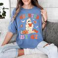 Haunted By 67 Boo Ghost Teacher 6 7 Halloween Costume Women's Comfort Colors T-Shirt Blue Jean Haunted By 67 Boo Ghost Teacher 6 7 Halloween Costume Women's Comfort Colors T-Shirt Blue Jean