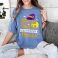 Hocus Pocus Everybody Focus Halloween Teacher Men Women Kids Women's Comfort Colors T-Shirt Blue Jean